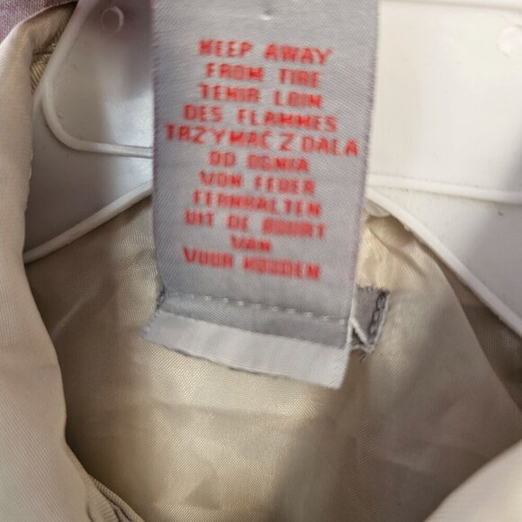 Tahari Belted Tan Trench Coat Baby Girl Size 12M Double-Breasted Button Up - Picture 9 of 9